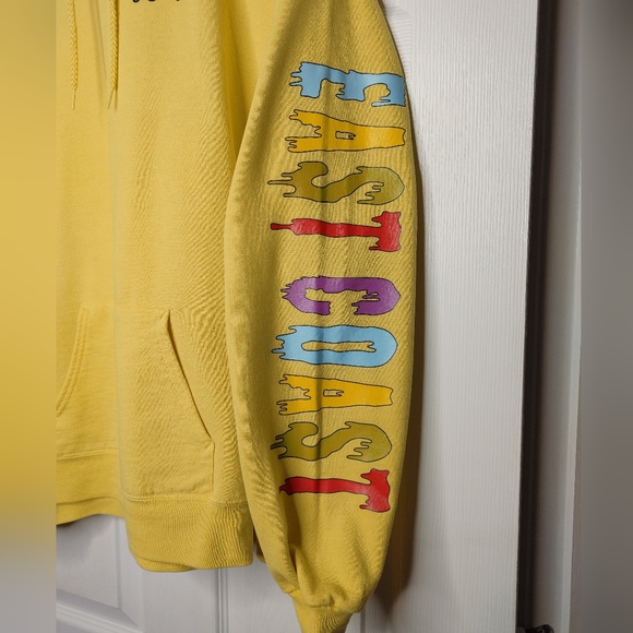 EAST COAST HIPPIES HOODIE, YELLOW XL - Picture 5 of 6